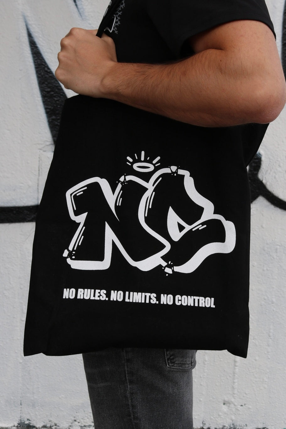 NC Tote Bag- "No Control" - Black